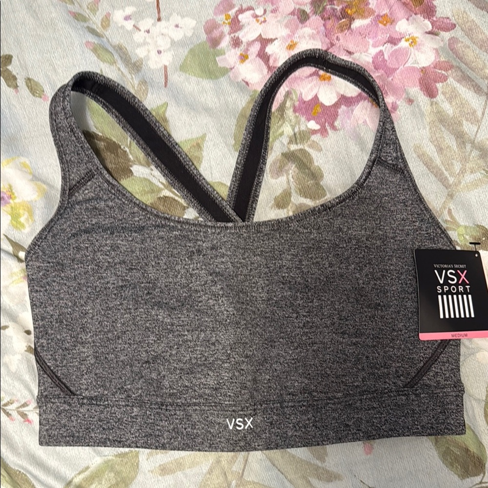 Victoria's Secret Gray Seamless Sports Bra